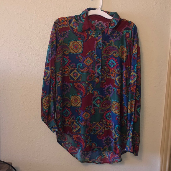Tops - Funky 3 quarter button down